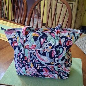 Vera Bradley Colorful Quilted Tote Bag